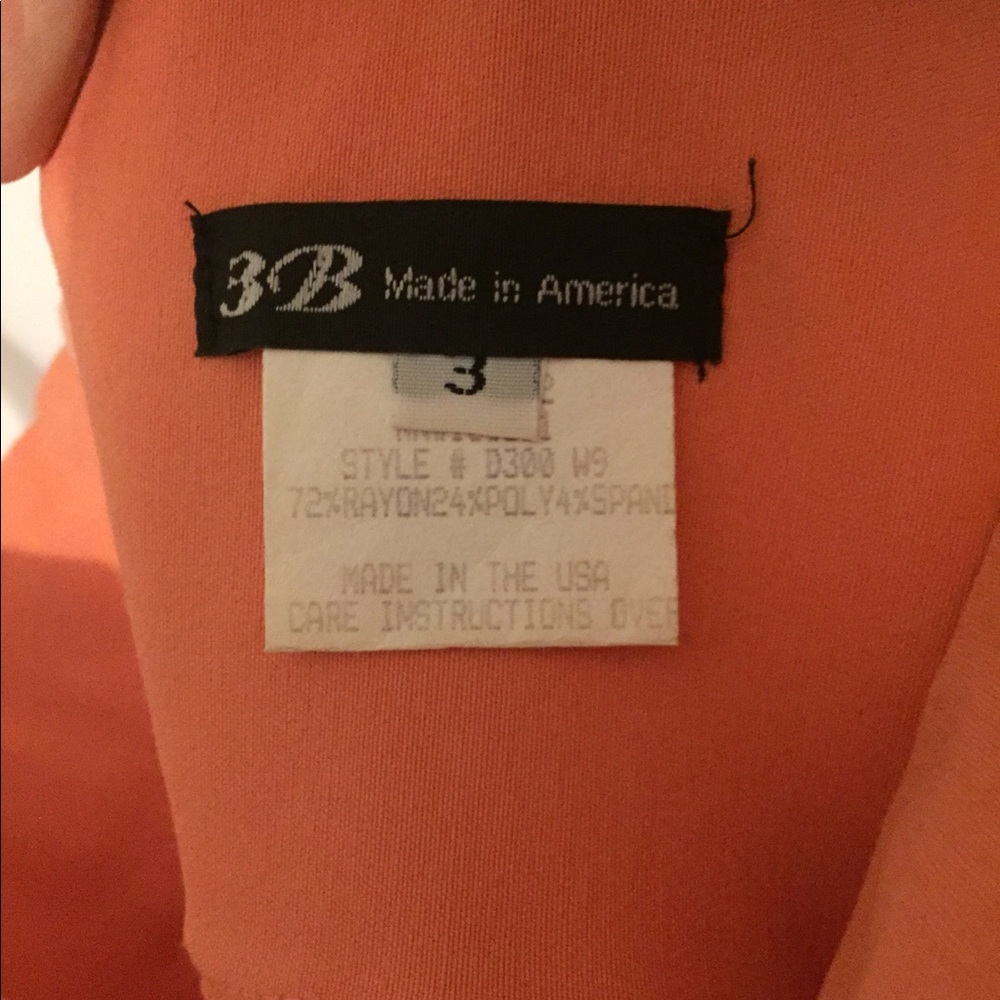 Little mini coral dress with stretch